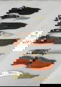 4 Schrade Sheath Knives