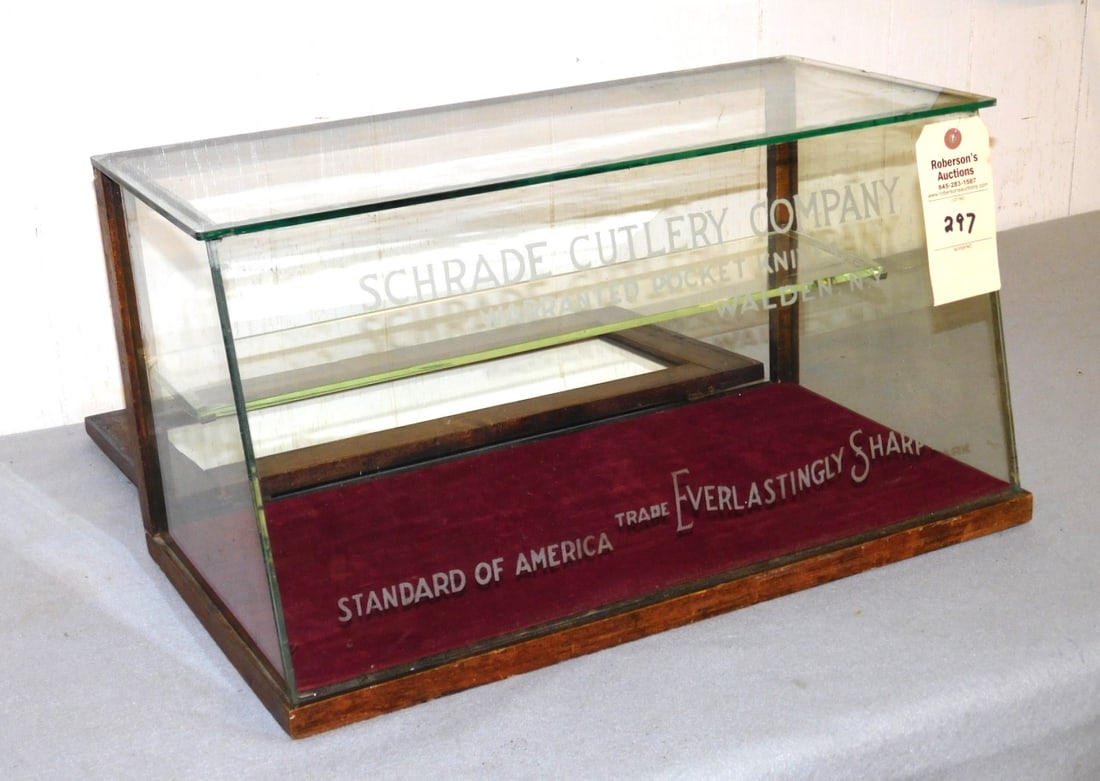 Schrade Cutlery Co. Glass Display Case (1 of 4)