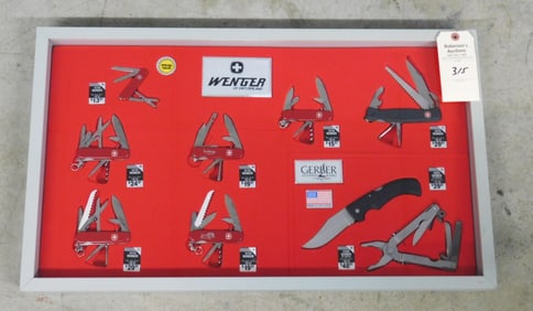 Wenger & Gerber 9 Knife Store Display