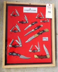 Schrade Cutlery 12 Knife Display