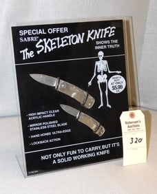 Sabre "Skeleton Knife" Store Display