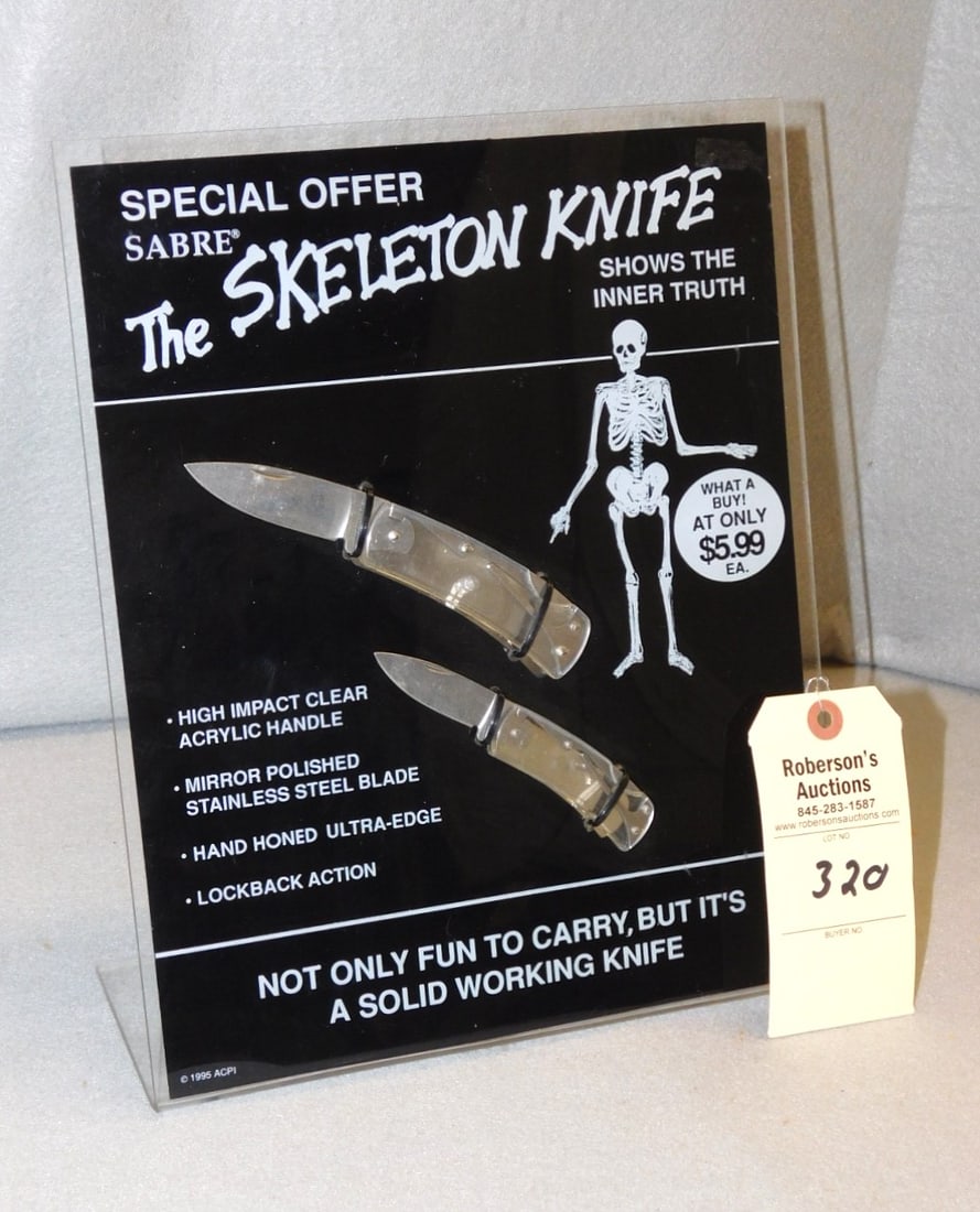 Sabre "Skeleton Knife" Store Display (1 of 2)