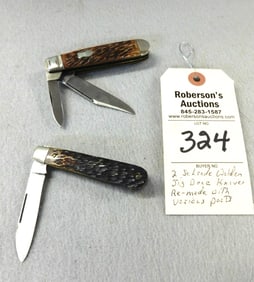 2 - Schrade Walden Jig Bone Knives