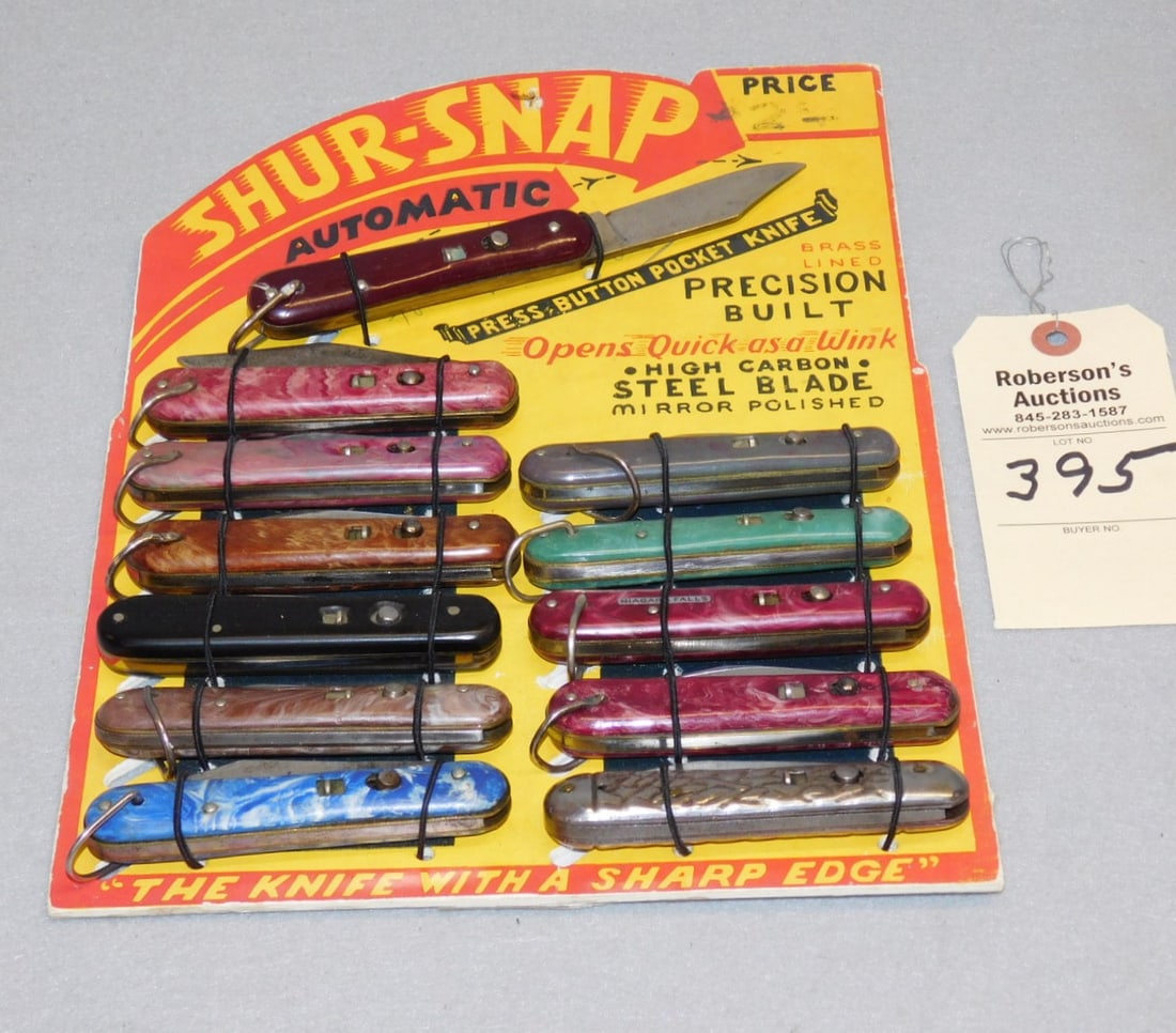 Shur-Snap 12  Auto. Knives Display Card (1 of 2)