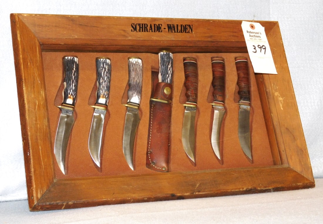 Schrade Walden Case w/7- 49ers Knives (1 of 3)