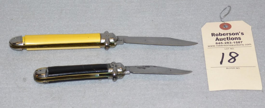 2 - Colonial Shur Snap Automatic Knives - 2