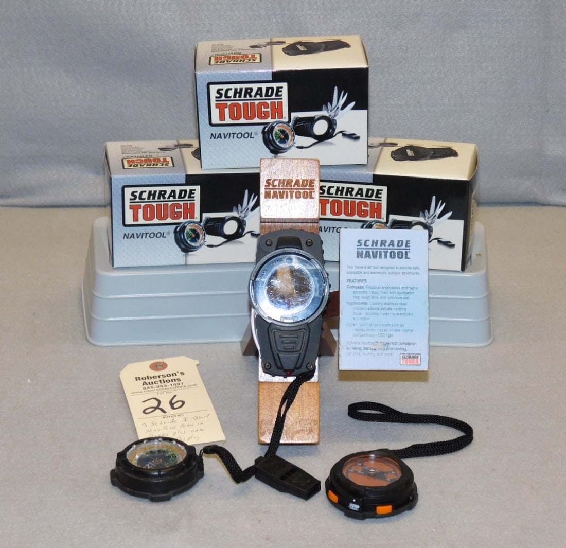 3 - Schrade Navitools w/Boxes & Display (1 of 1)