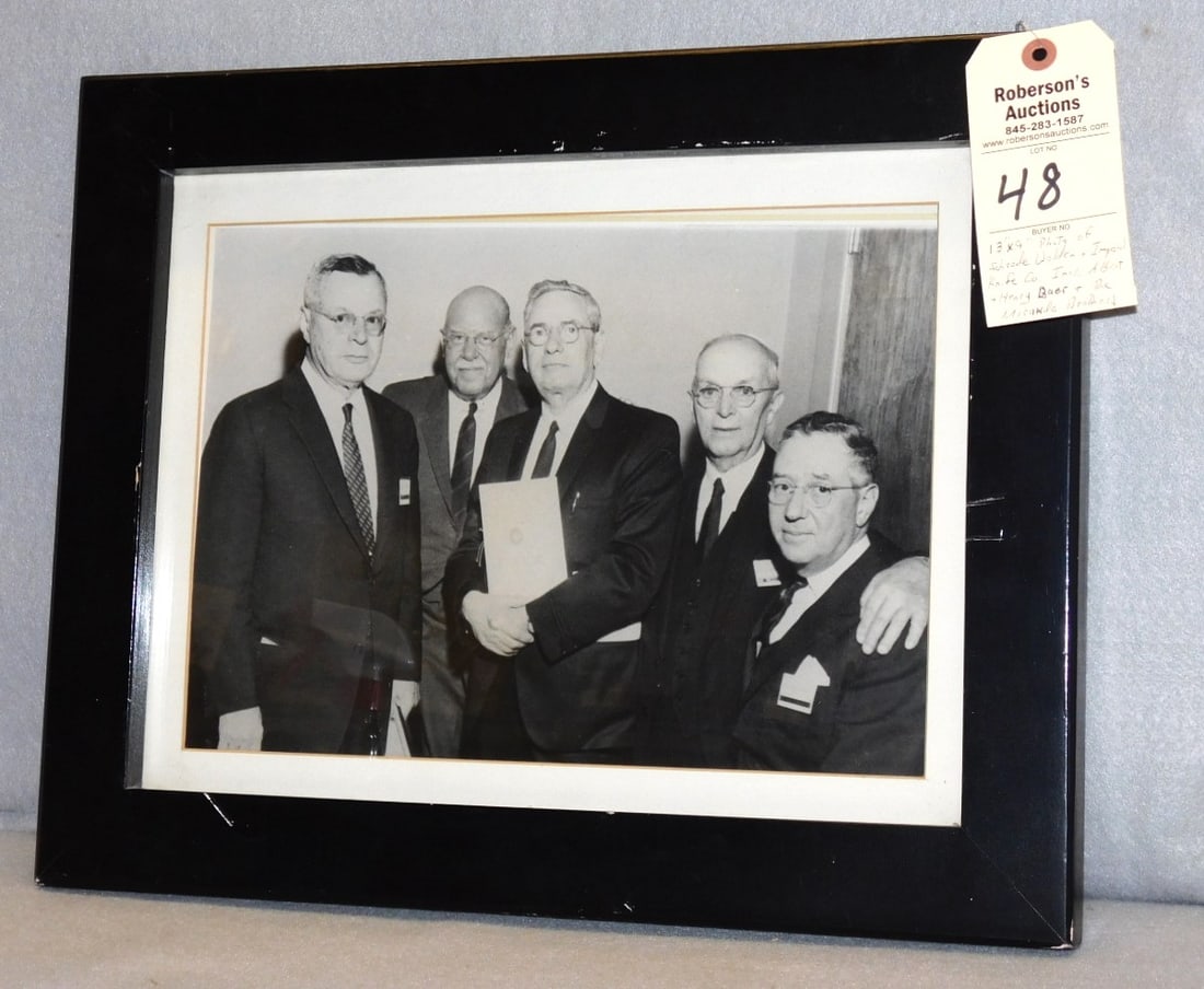 Photo of Schrade & Imperial Directors: Photograph of Schrade Walden & Imperial Directors incl. Albert & Henry Baer & the Mirando Bros. - 9x13" in Gd. Cond.