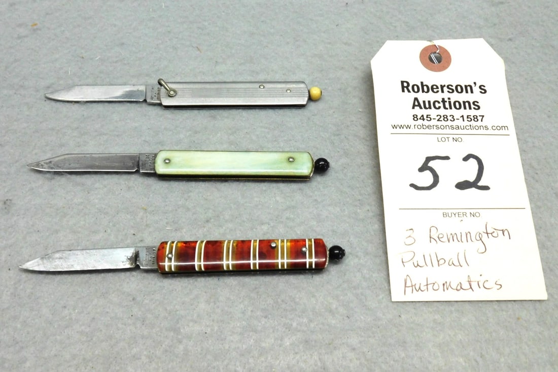 3 - Remington Pullball Automatic Knives (1 of 2)