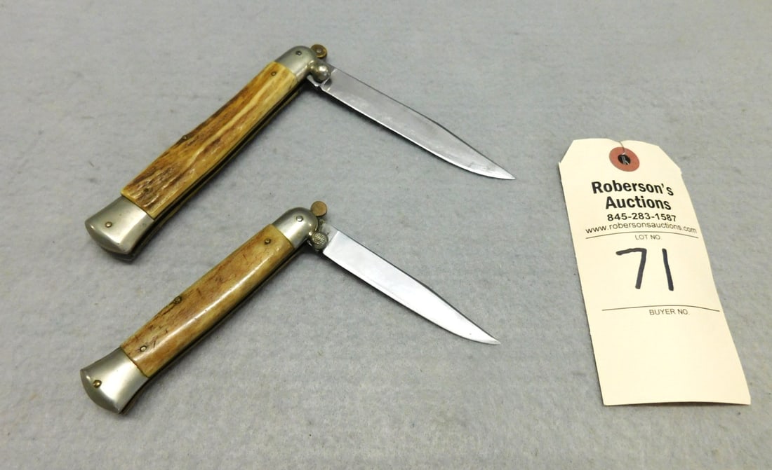 2 - Rapid Thumb Stud Opening Knives - 2