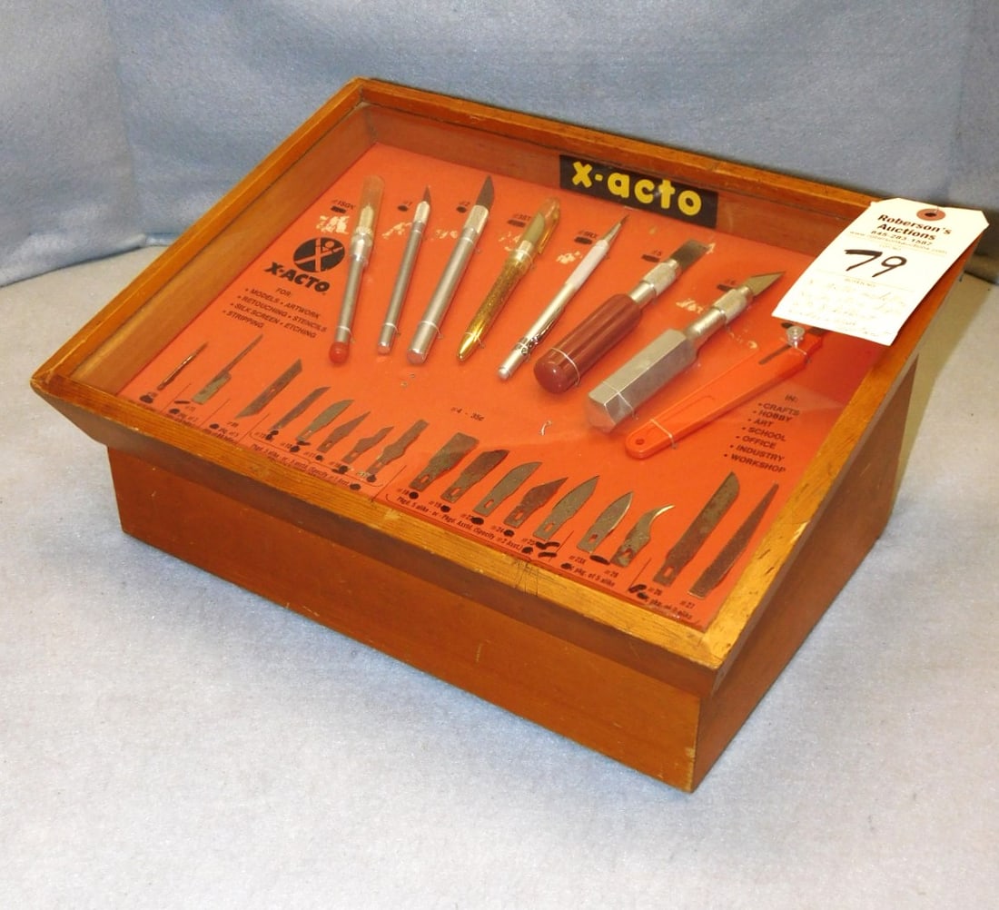 X-Acto Store Case of Modeling Knives (1 of 2)