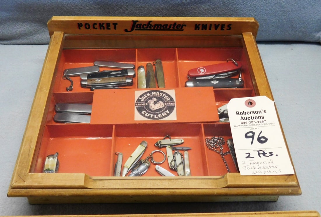 2 - Jackmaster Pocket Knife Counter Cases - 3