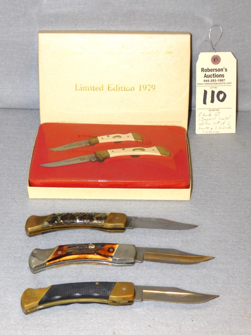 Lot of 5 Knives - Imperial & Schrade (1 of 2)