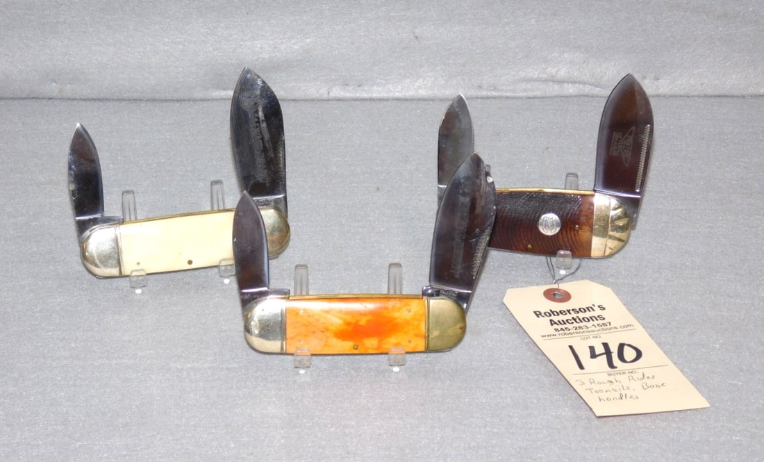 3 Rough Rider Toenail Knives (1 of 2)
