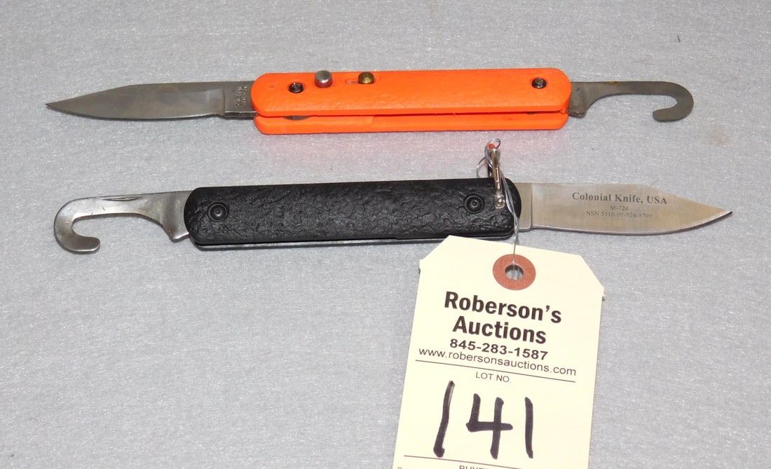 2 Paratrooper Automatic Blade Knives - 2
