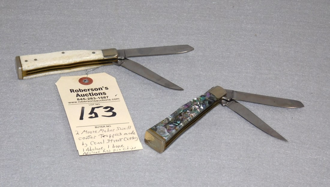 2 - Moore Maker Swell Ctr.Trapper Knives - 2