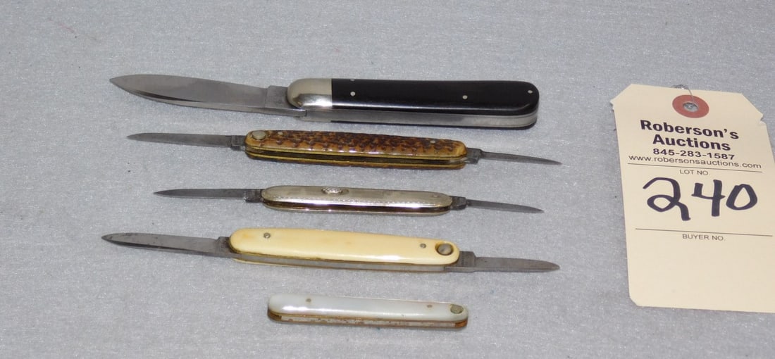 Five Automatic Knives - 2