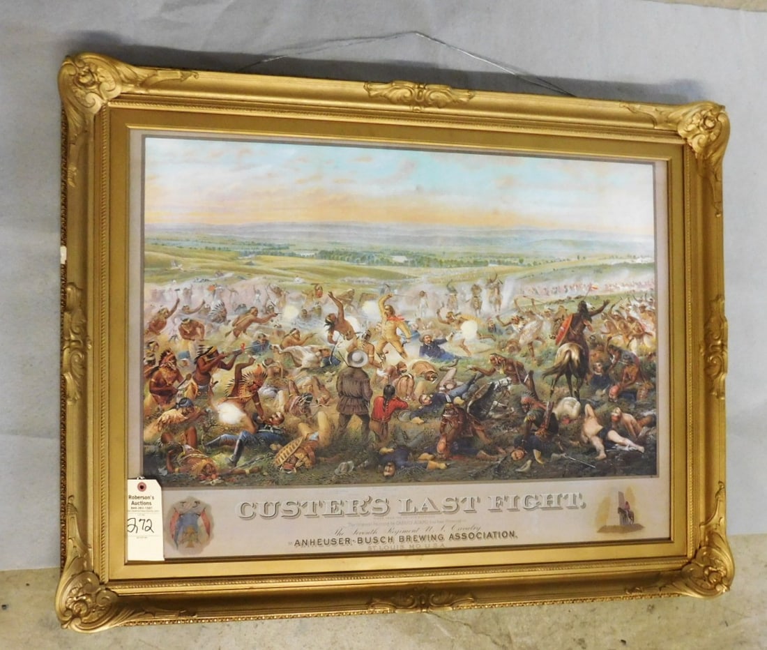 Litho."Custer's Last Fight" Advertisement (1 of 3)