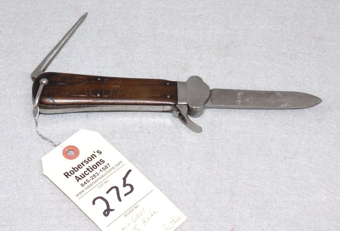 German WWII Gravity Knife (1 of 2)