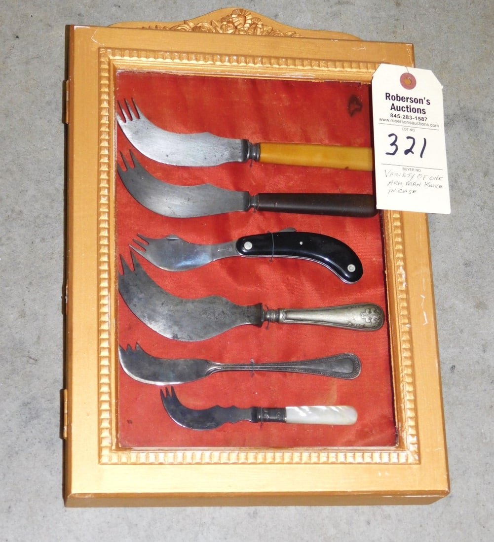 Variety of 6 One Arm Man Knives (1 of 1)