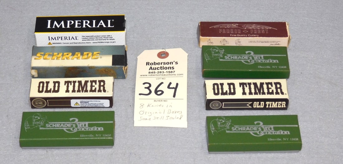 8 - Knives in Orig. Boxes (1 of 2)