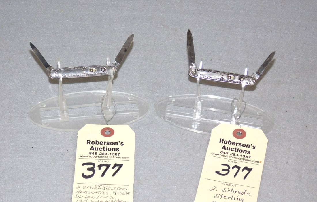 2 - Schrade Sterling Automatics Knives (1 of 2)