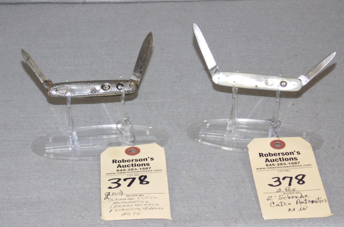 2 - Schrade Cutco Automatic Knives - 2