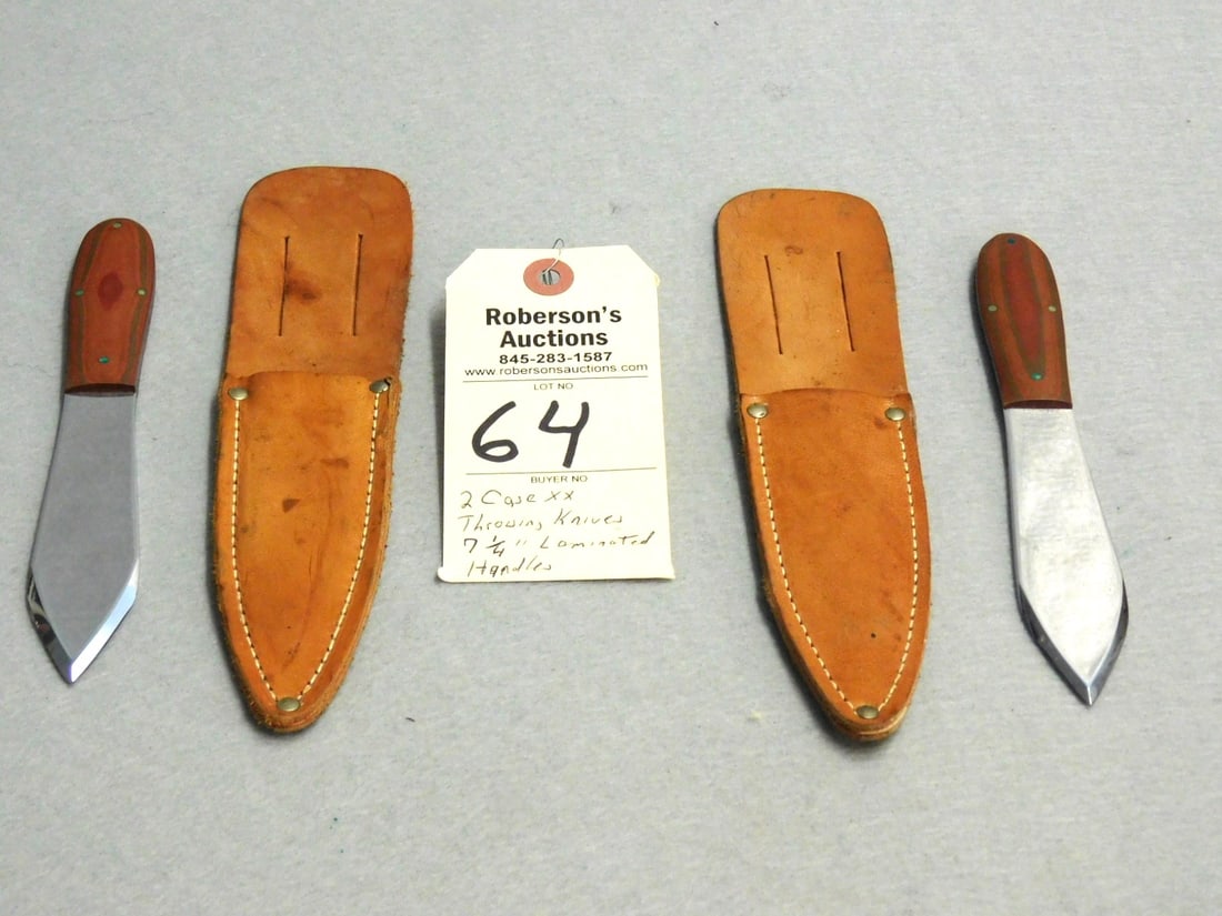 2 - "Case" XX Throwing Knives (1 of 2)