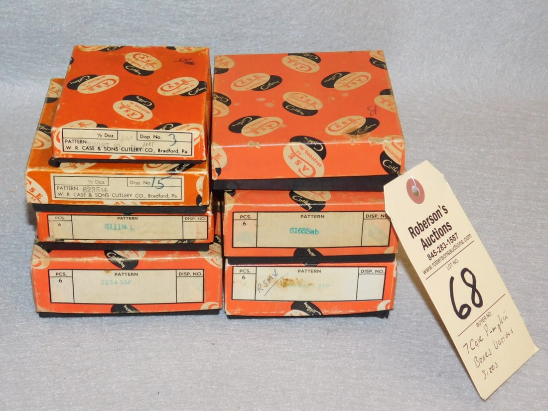 7 - 'Case" Knife Pumpkin Boxes (1 of 3)
