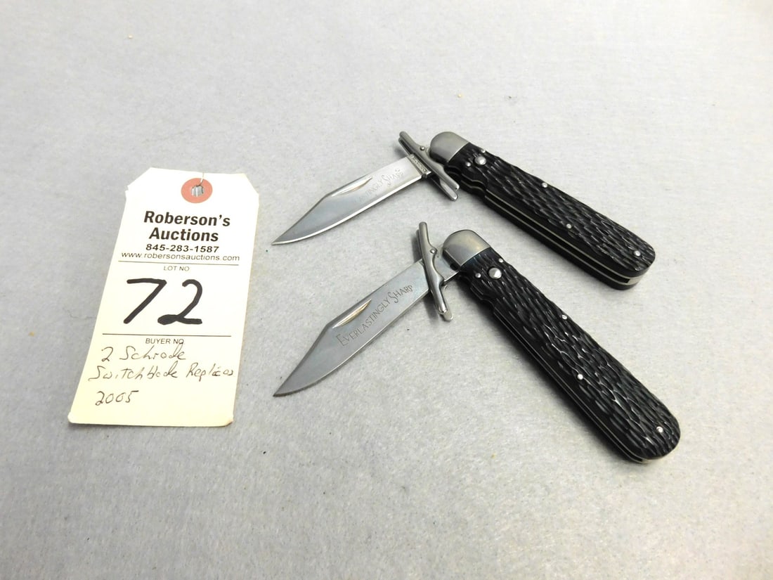 2 - Schrade Switch Blade Knives - 3