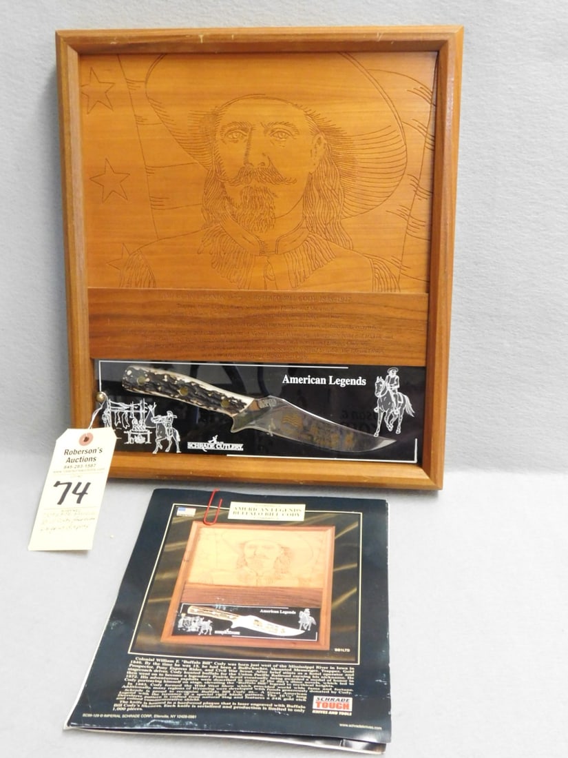 Schrade Buffalo Bill Cody's Display (1 of 2)