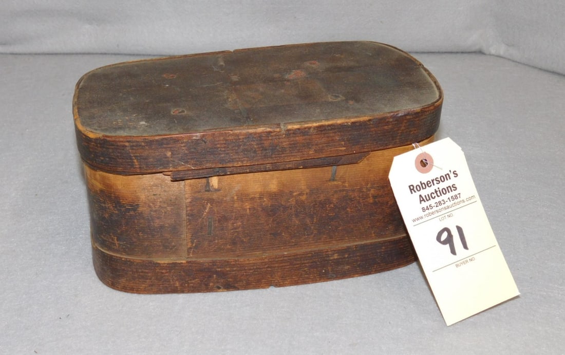Early Rectangle Pantry Box: Early Rectangle Pantry Box in GD Cond. 10 1/4"W x 5"H x 6 1/4"D.