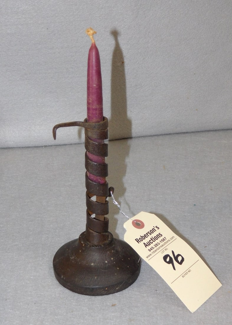 7 1/2" H Early Candleholder (1 of 2)