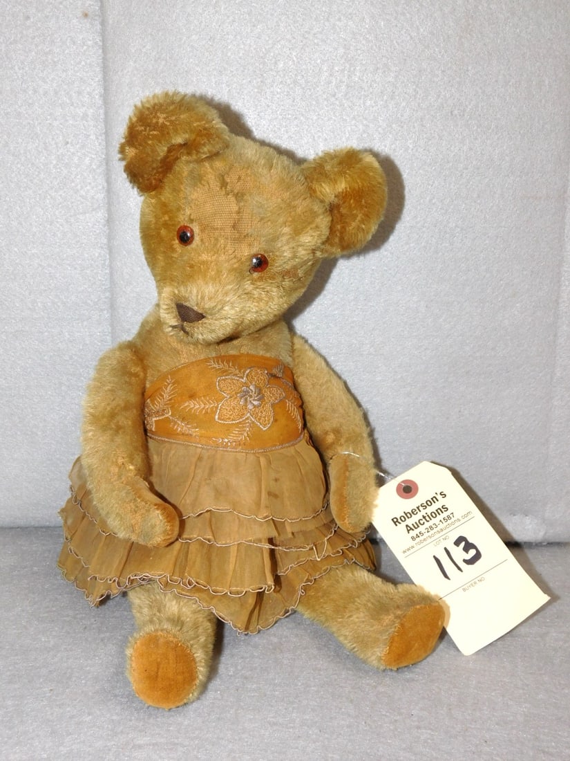 Early Mohair Jtd. Teddy (1 of 3)