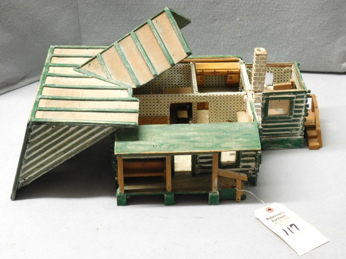 Handmade Log Cabin Model - 2