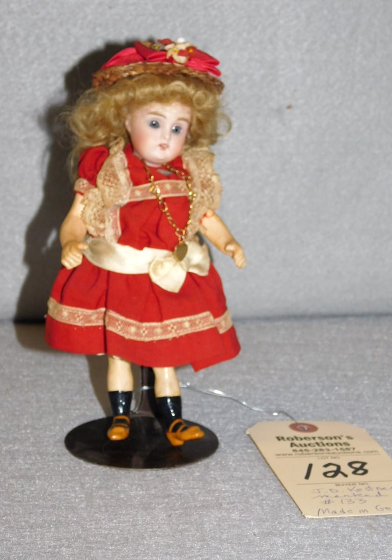 7"H J.D. Kestner Bisque/Compo Doll (1 of 4)