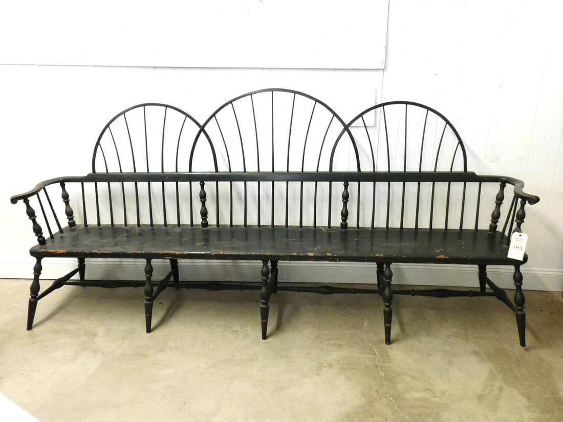 Triple Back Windsor Settee (1 of 5)