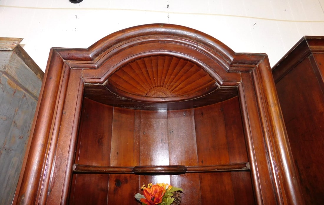 19th C. Open Top Corner Cupboard - 2