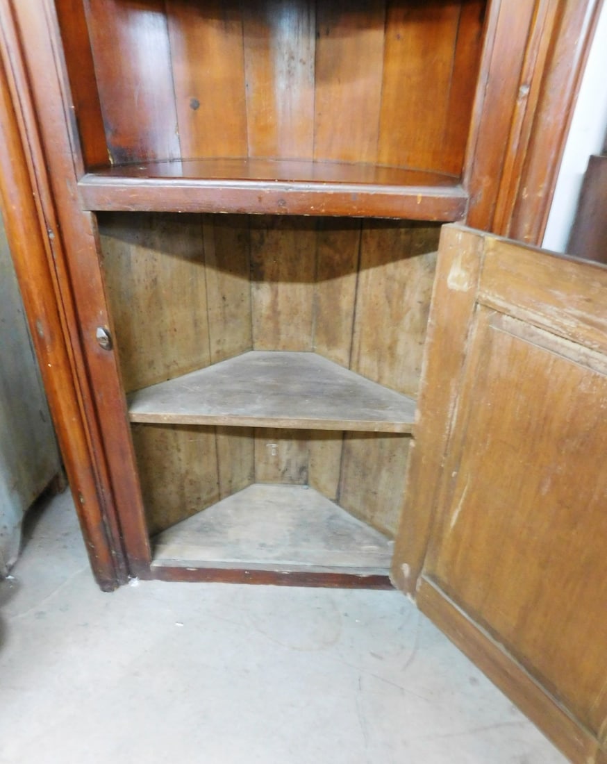 19th C. Open Top Corner Cupboard - 3