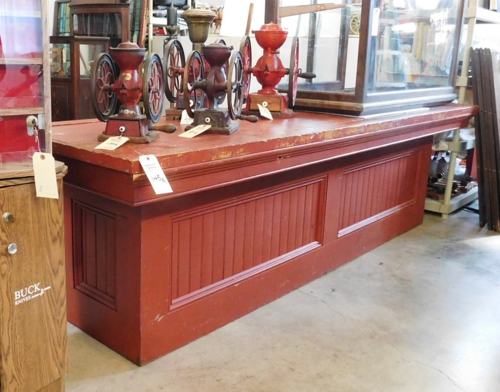 Country Store Wooden Counter (1 of 2)