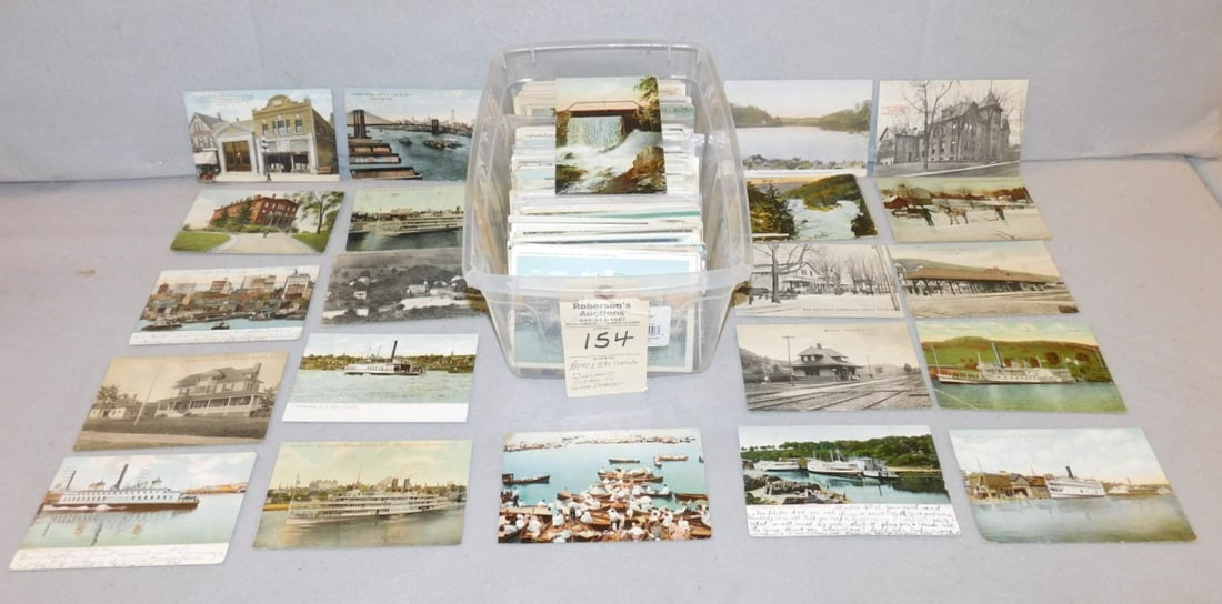 Approx. 500 Postcards: Approx. 500 Postcards incl. Sullivan Co., Ulster Co., Some Orange Co. in Gd. Cond.