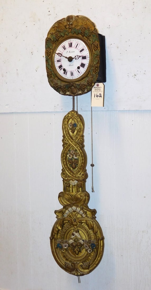 French Morbier Wall Clock (1 of 2)