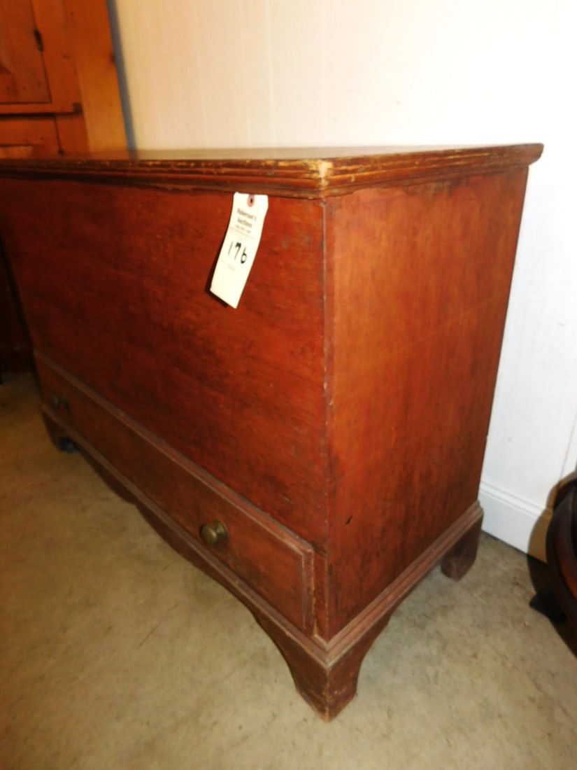 Early Pine Blanket Chest - 2