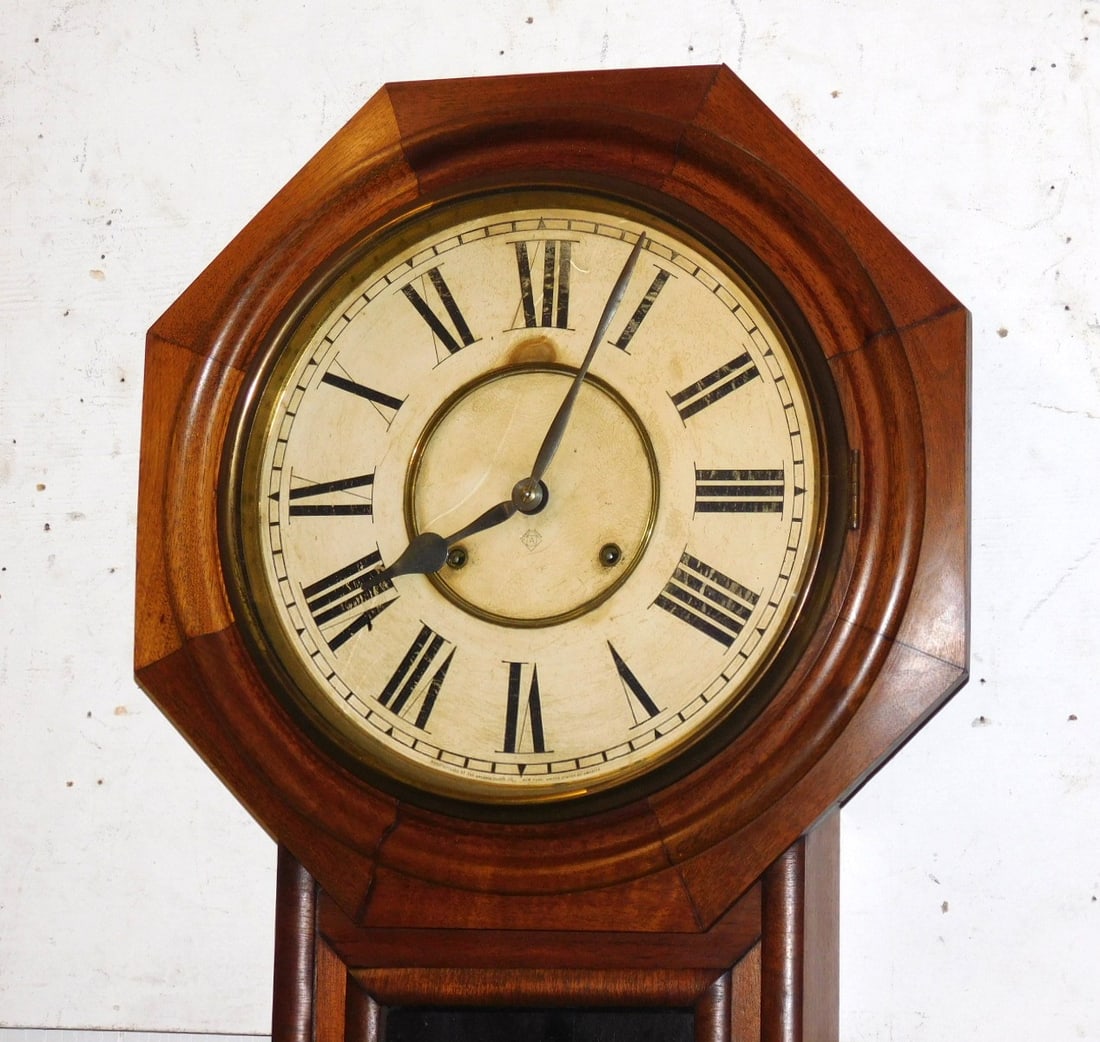 Ansonia Regulator "A" Wall Clock - 2