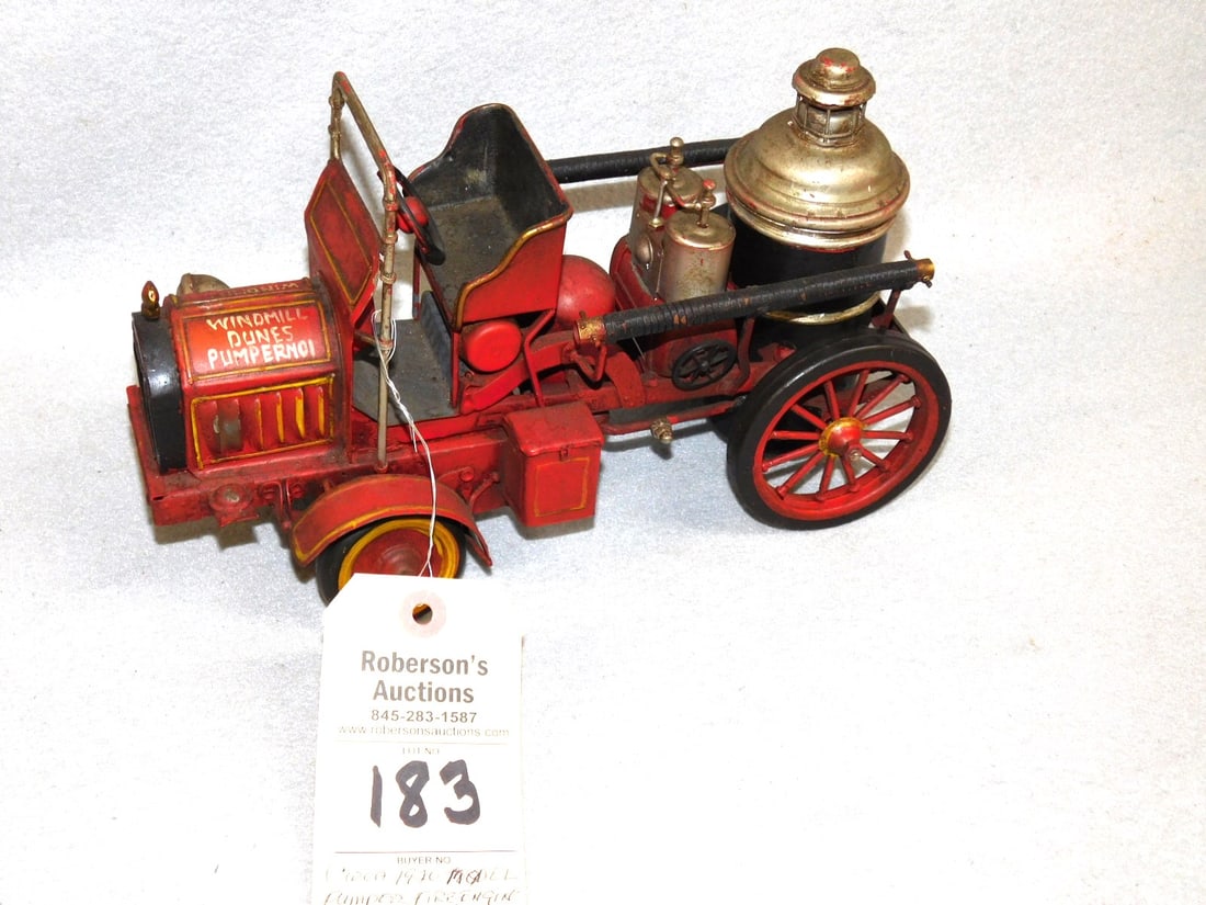 C. 1920's Fire Engine Pumper Model - 2