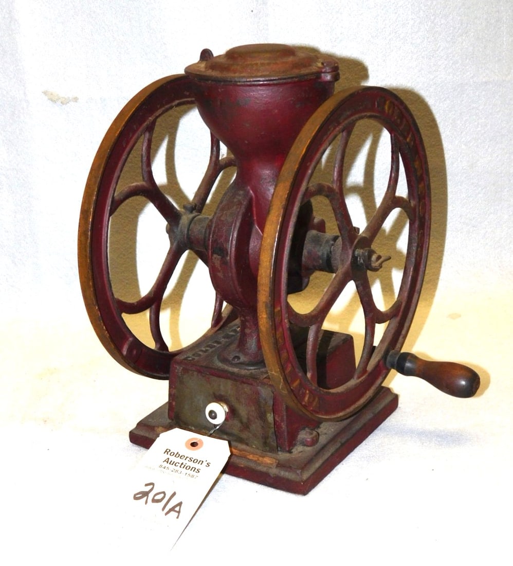 Dbl. Wheel Cole's Mfg. Co. Coffee Mill (1 of 2)