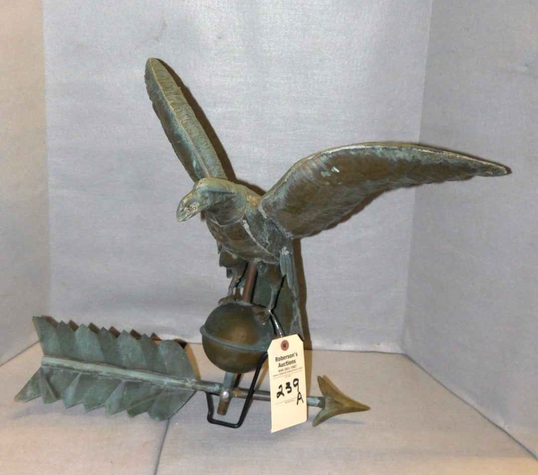 Copper Eagle Weathervane Top - 2