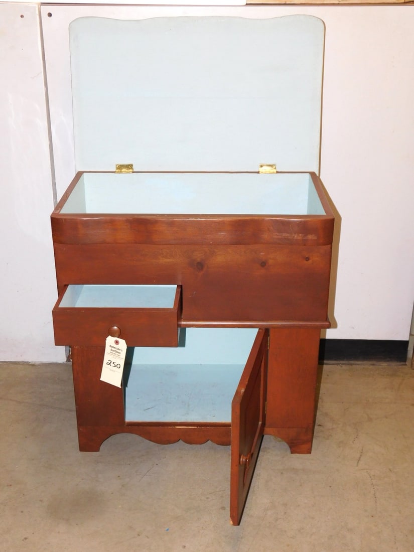 Early Pine Commode - 2