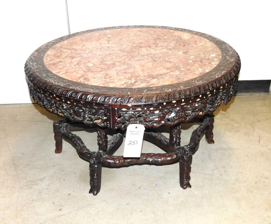 Chinese Rosewood Coffee Table (1 of 3)