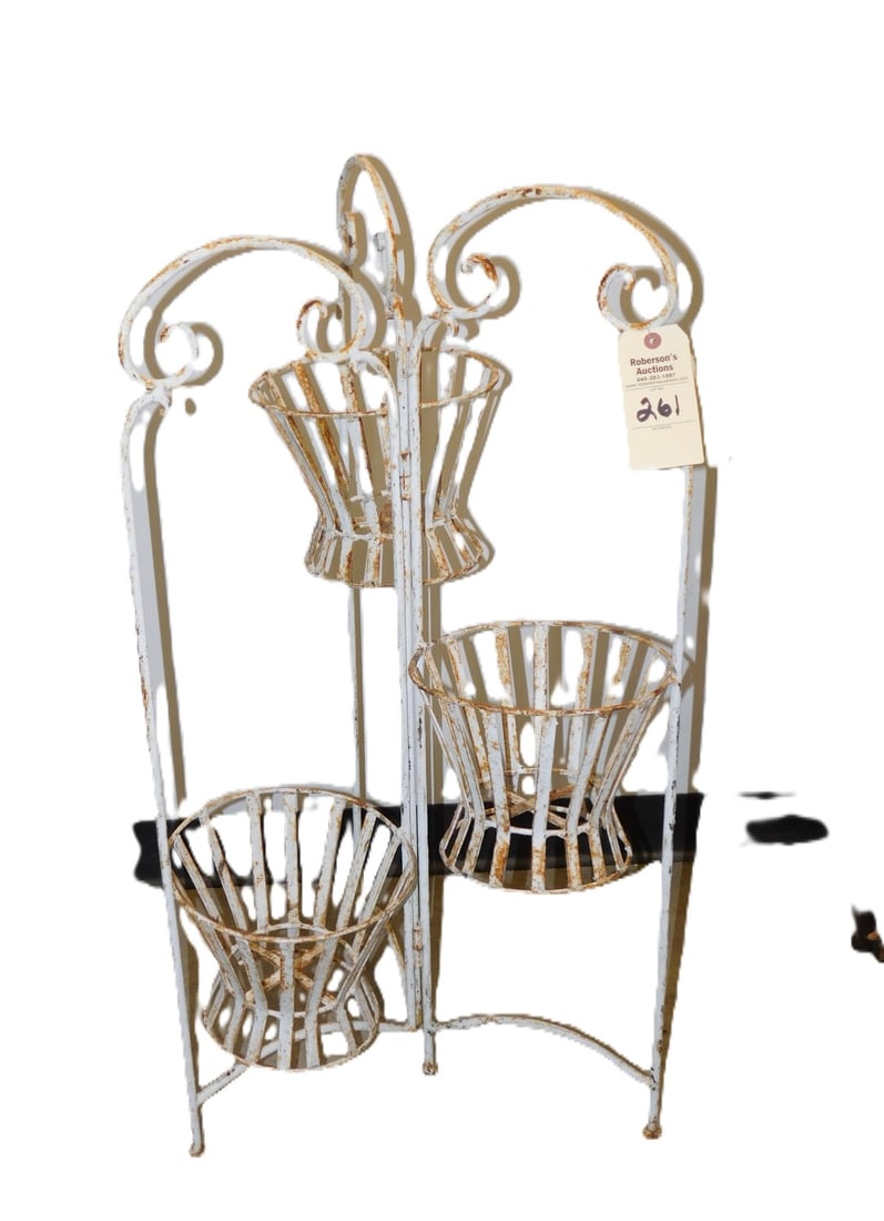 Iron Tri-Arm Plant Stand (1 of 1)